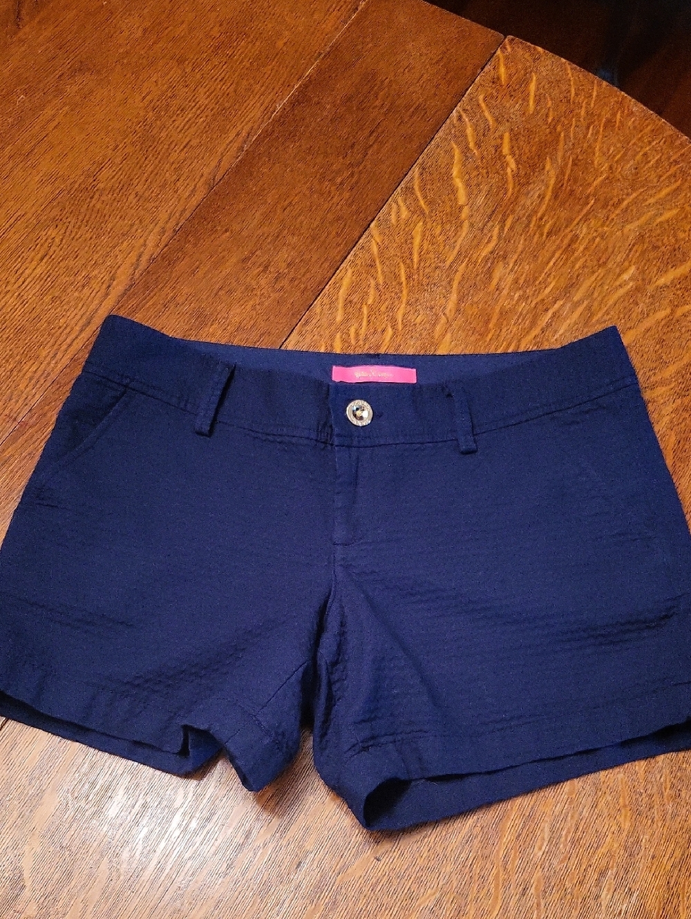 Lilly Pulitzer Navy Cotton Blend Shorts
